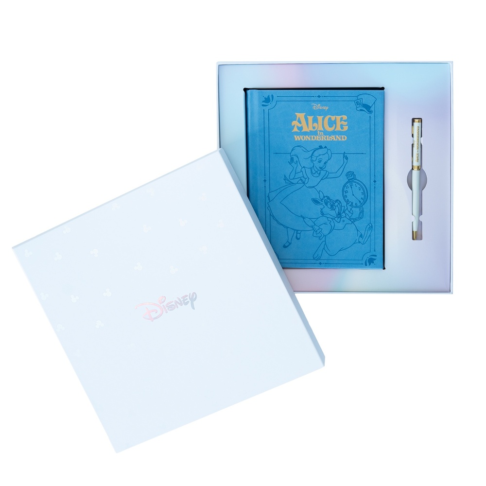 Grupo Erik Disney Alice In Wonderland - Disney Alice In Wonderland A5 Premium With Pen Set Notizbuch - Mehrfarben